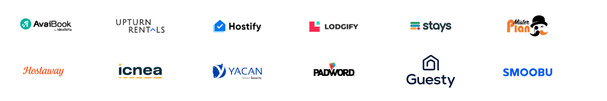 Channel Managers integrados con PMS Kit Pro: AvaiBook, Hostify, Lodgify, Stays, Hostaway, Icnea, Yacan, Padword, Guesty, Smoobu